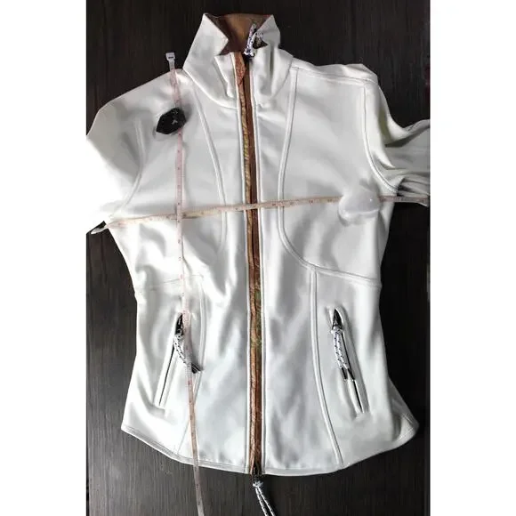 Jet Set Full Zip Jacket Thumbholes Athletic Iconic Stars Elbow Patches Small - Picture 6 of 10